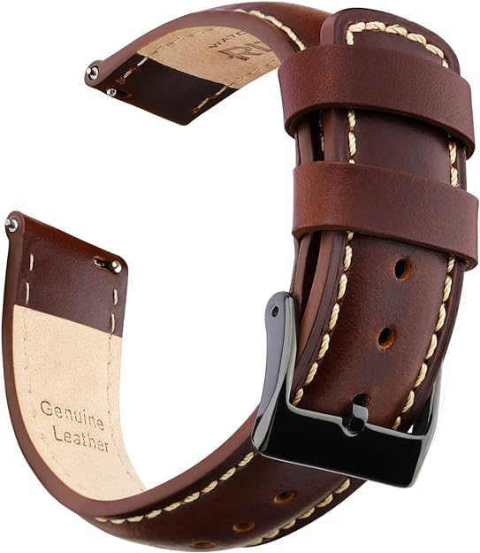 Ritche Quick Release Leather Watch Band