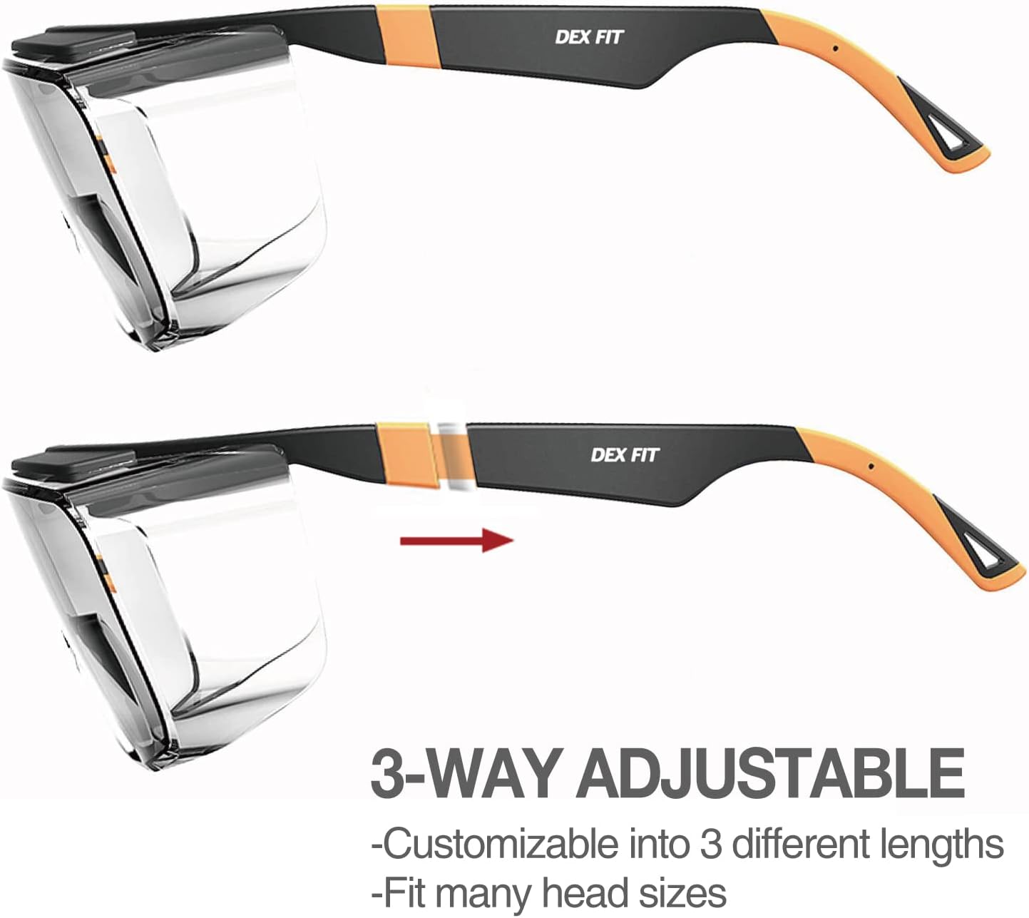 DEX FIT Safety Work Over Glasses SG210 OTG