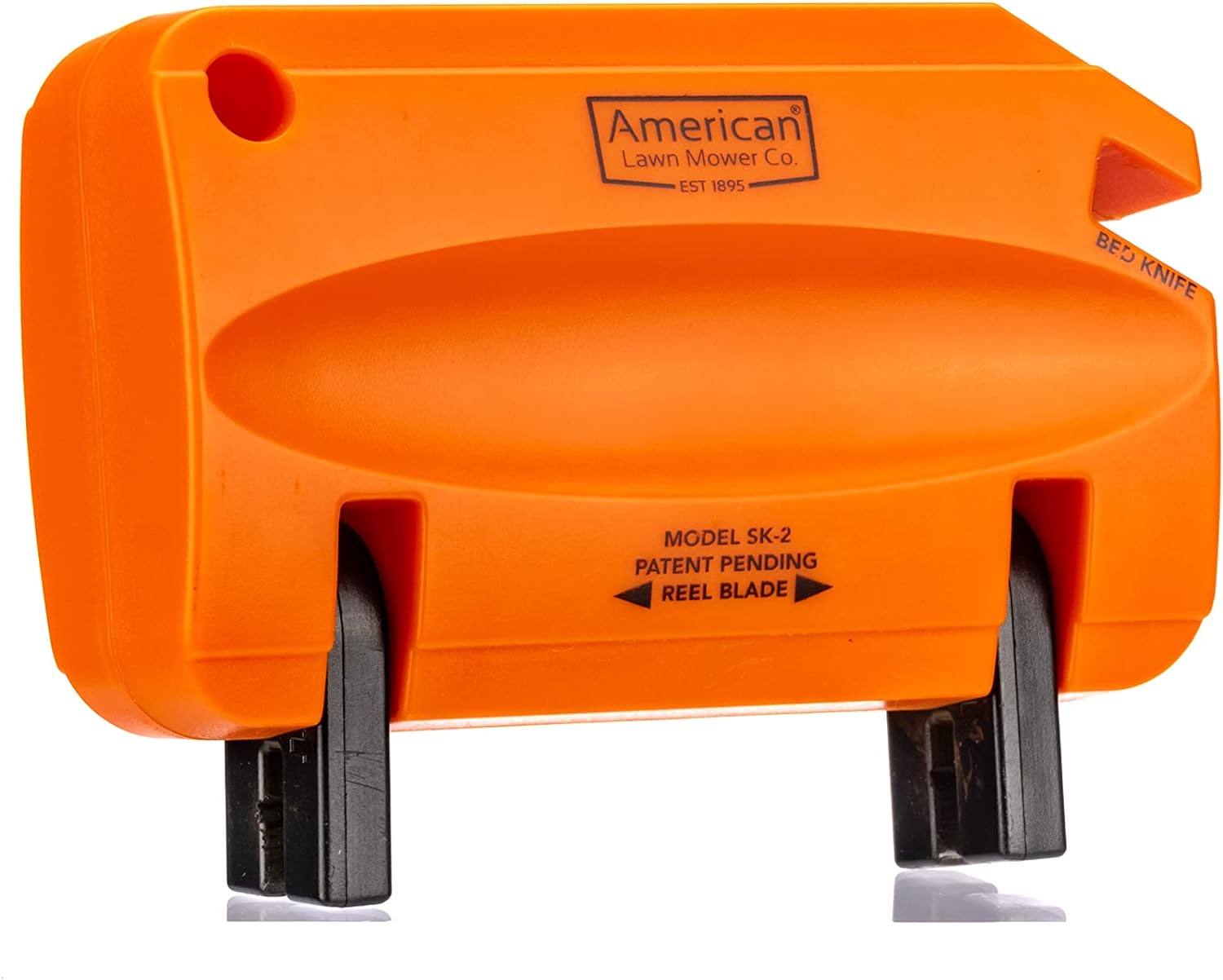 American Lawn Mower Co. SK-2 Reel Lawn Mower Hand Sharpener for Great States, American Lawn Mower, Scotts, and Earthwise Reel Mowers, Orange
