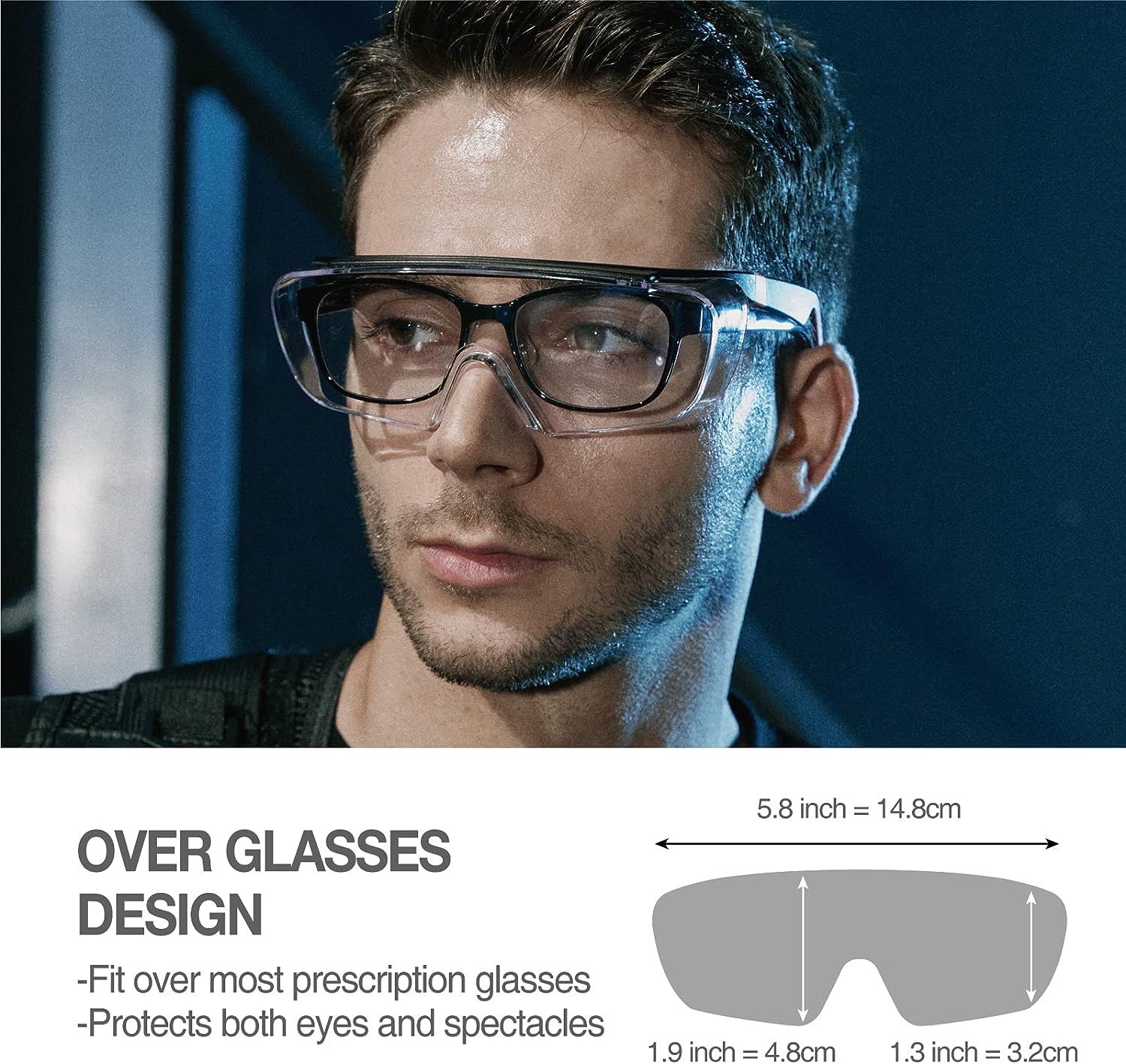 DEX FIT Safety Work Over Glasses SG210 OTG - Image 6
