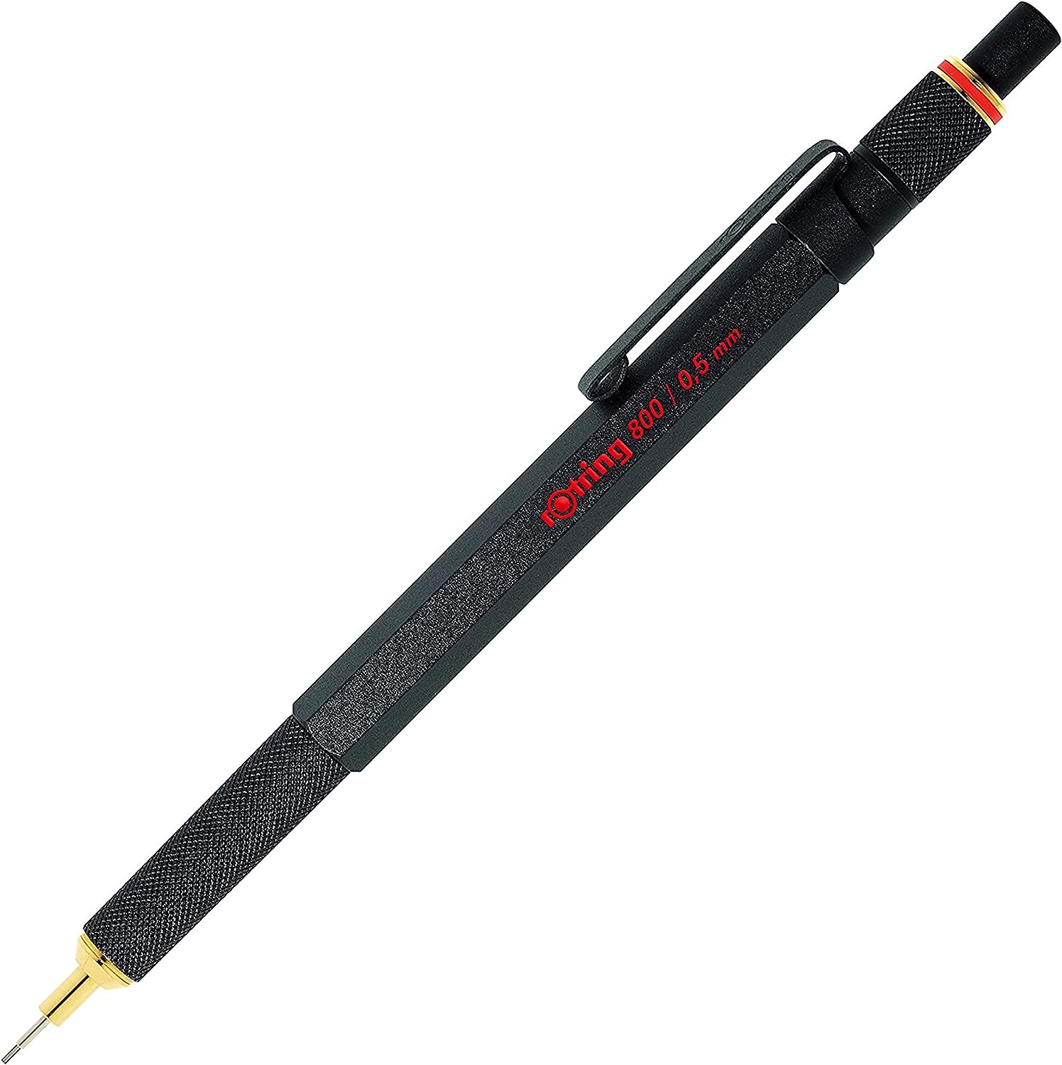 rOtring 800 Mechanical Pencil | 0.5 mm | Black Metal Barrel